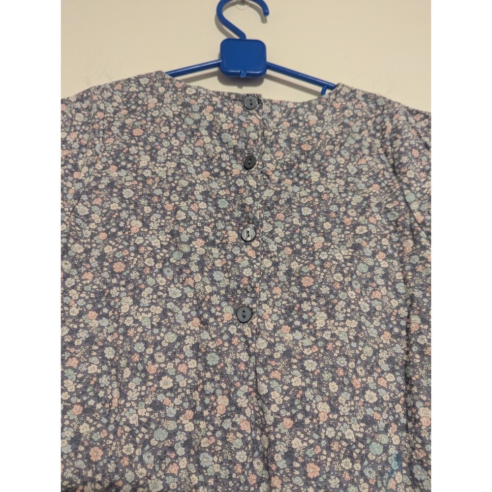 WHEAT‎ Danish Design Girls Dress Size 10 / 140 Short Sleeve 100% Cotton Ruffles - Picture 5 of 10